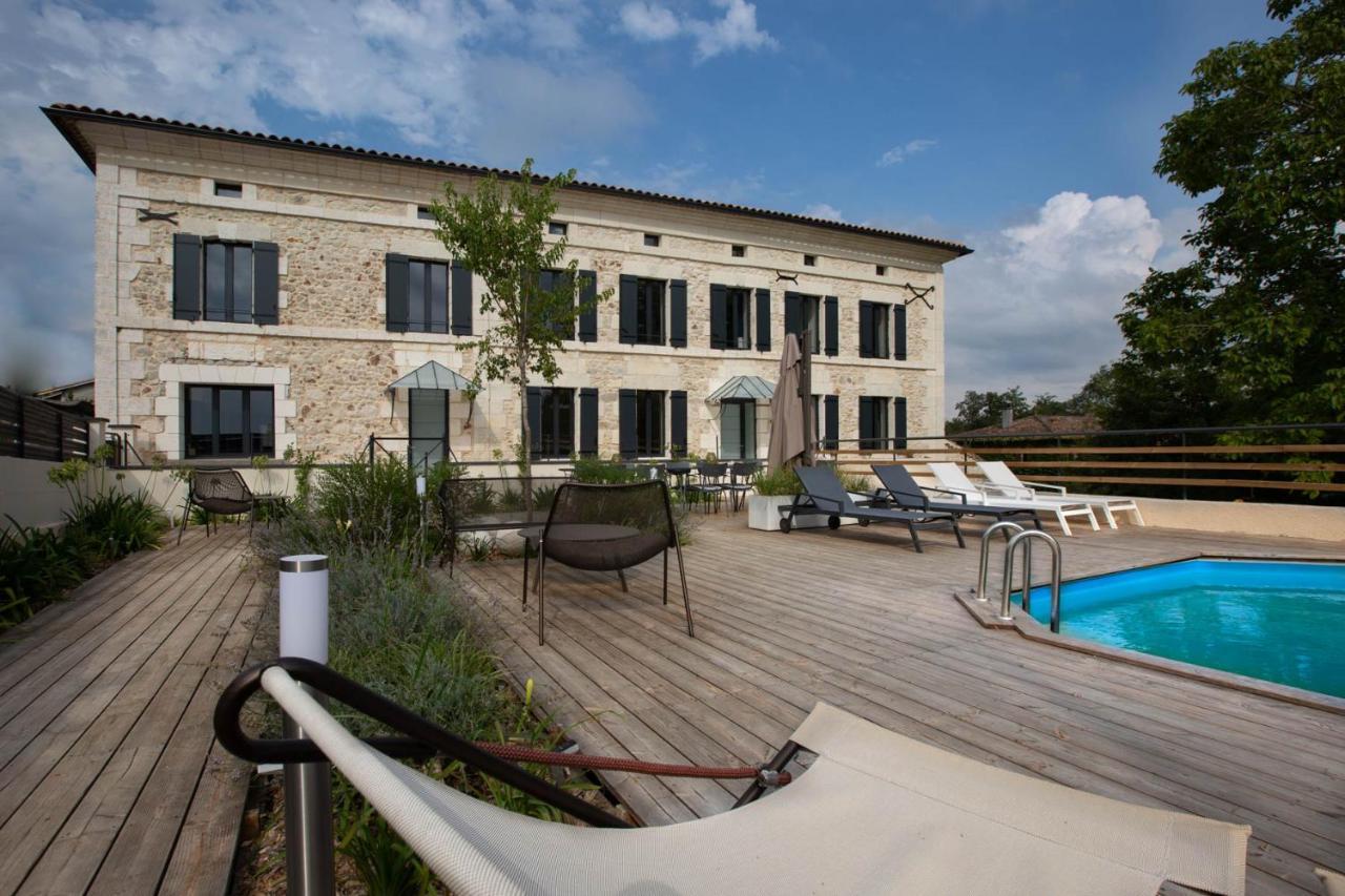 Hotel Au Bouchon Saint-Aigulin Exterior foto