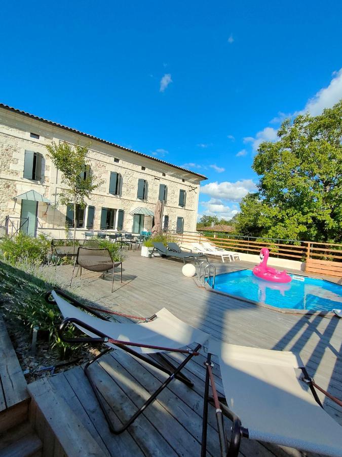 Hotel Au Bouchon Saint-Aigulin Exterior foto