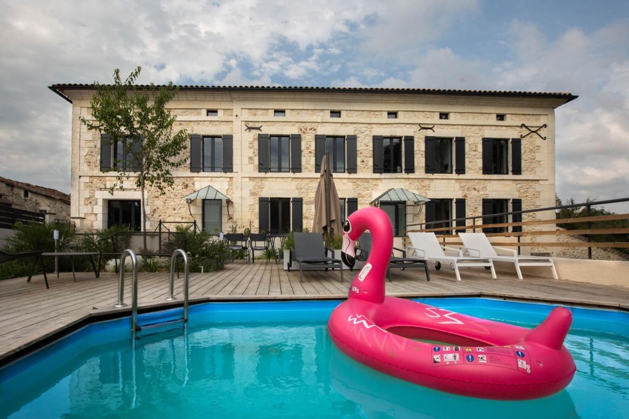 Hotel Au Bouchon Saint-Aigulin Exterior foto